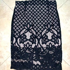Dream State: Black Mesh Skirt, Size M, In Perfect Condition